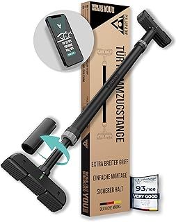 PULLUP & DIP Pull-up bar for door frames for hanging without screws and no slipping, professional door bar, pull-up bar with padded handles