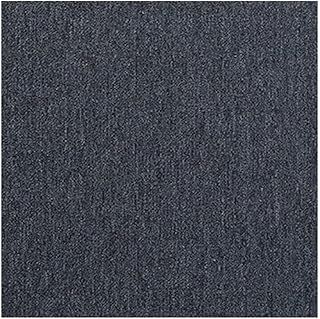 20PCS Carpet Tiles 5m2 Box Heavy Duty Carpet Floor Tiles Non-Slip Interior Floor Tiles 50X50cm for Flooring Home Office Living Room Bedroom Commercial Apartment (Black)
