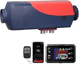 8KW Diesel Heater, 12V Diesel Air Heater with Bluetooth Remote Control and Smart APP,Car Heaters Automatic Adjustment Support Heater 10L Fuel Tank for Car, Truck, Garage,Boat, RV,Trailer