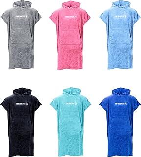 Two Bare Feet Microfibre Towelling Changing Robe for Adults – Lightweight Towel Poncho for Easy Changing, Quick-Dry Beach Cover-Up, Surfing & Swimming Accessory