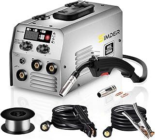 SSIMDER MIG Welder 240V Gasless MIG MMA 2 in 1 Welding Machine Flux Core Welder 220V 140Amp IGBT Inverter Welder MIG No Gas for Home DIY, Auto Repair, Metal Crafting,Best for Beginner