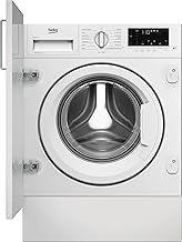 Beko RecycledTub® WTIK94121F Integrated 9kg WiFi Connected Washing Machine with 1400 rpm - White - A Rated