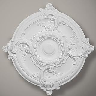 Plaster Ceiling Rose Small Points 500mm/ 19.5" Handcrafted in Yorkshire CP15