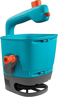 Gardena Hand-Held Spreader M: Spreader for simple distribution of fertiliser, seeds, and salt with a spreading width of 1-4 m, for lawn areas of up to about 100 m² (431-20)