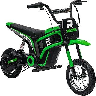 HOMCOM 24V Electric Go Kart for Kids, Drifting Ride-On Racing Go Kart with Slow Start, Music, Horn Honking and Safety Belt, for 8-12 Years Old, Green