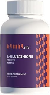 L Glutathione 1000mg, 120 Capsules, L Glutathione Reduced, Immune Support, Antioxidant, High Purity, No Fillers or Additives, 2 Month Supply