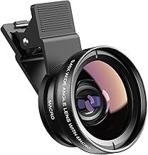 APEXEL Phone Camera Lens 2in1 Phone Camera Lens Kit 12.5X Macro Lens for iphone 0.45X Wide Angle Lens 140¡ãPhone Lens for iphone 14pro,Samsung Galaxy S10
