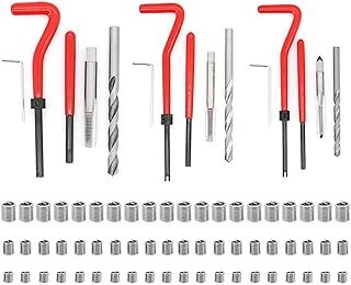 75 Pcs Thread Repair Kit M5 M6 M8 Car Helical Coil Repair Set 6mm Helicoil Kit M8 helicoil kit
