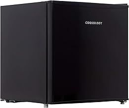 Cookology MFZ32BK Table Top Mini Freezer - Small Freezer with 32 Litre Capacity - Adjustable Temperature Control - Adjustable Legs - Removable Wire Shelf - 4 Star Rating - Black