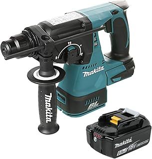 Makita DHR242 18v Brushless SDS+ Rotary Hammer Drill with 1 x 6.0Ah Battery
