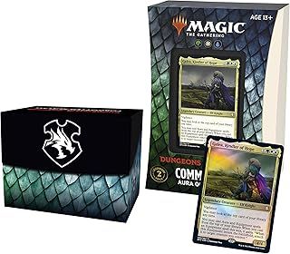 Magic: The Gathering Adventures in The Forgotten Realms Commander Deck – Aura of Courage White, Multicoloured Blue Green
