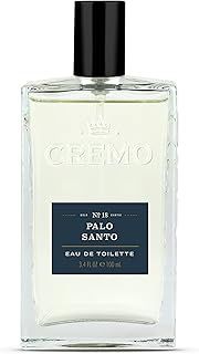 CREMO - Palo Santo Eau de Toilette for Men - Woody Fragrance - Spray 100ml - Gift for Men