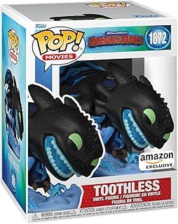 Funko POP! Premium: How to Train Your Dragon - Toothless With Lightning - Amazon Exclusive - Collectable Vinyl Figure - Gift Idea - Official Merchandise - Movies Fans