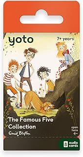 YOTO The Famous Five Collection by Enid Blyton – 8 Kids Audio Cards for Use with Player & Mini All-in-1 Audio Device, Screen-Free Listening with Fun Stories for Playtime Bedtime & Travel, Ages 7+