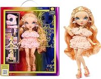 Rainbow High Fashion Doll – VICTORIA WHITMAN - Light Pink Doll with Freckels – Fashionable Outfit & 10+ Colourful Play Accessories - For Collectors and Kids Ages 4-12 Years