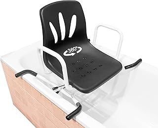PEPE Mobility - Bath Seats for Adults Elderly 360º, Rotating Chair with Armrests and Backrest, Swivel Seat, Waterproof