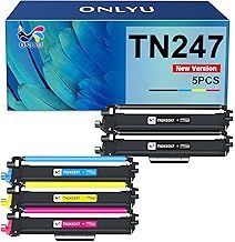 TN247 Compatible for Brother TN-243CMYK 4 Colour Toner Cartridge Multipack for DCP-L3550CDW, HL-L3210CW, HL-L3230CDW, MFC-L3710CW, MFC-L3770CDW (5 Pack)