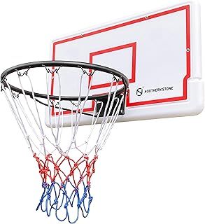 Wall Mount Basketball Hoop Backboard Set For Outdoor and Indoor
