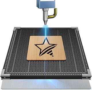 Honeycomb Working Table for Laser Engraver, 400x400x22mm Bed With 350x350mm Engraving Area, Fast Heat Dissipation, Table-Protecting Cutting Machine Accessory