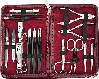 3 Swords Germany Exclusive 16-Piece MANICURE - PEDICURE - GROOMING - NAIL CARE set/kit/case - Brand quality since 1927