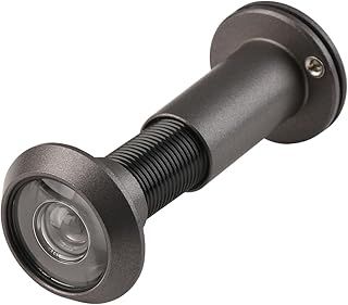 Door Viewer for Safety, Peephole Camera for Front Door Wide Angle Door Spy Hole with Privacy Cover for 35-60mm Doors Universal Plug Hole 2-in-1 with Doorbell for Household Use（Grey）