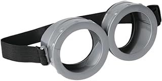 Minion Goggles Round Glasses Minion Glasses Minion Costume Steampunk Goggles for Halloween Fancy Dress Up Cosplay Party Accessories