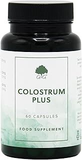 Colostrum Plus Capsules - Bovine Colostrum from Grass-fed Cows - min 30% IgG Level - 60 Capsules - G&G Vitamins