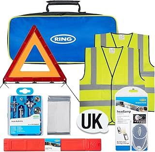 Ring Automotive Emergency Travel Kit: Essential Supplies to Keep You Moving Safely on The Road
