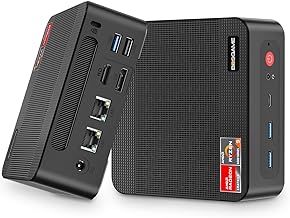 P3 Gaming Mini PC Ryzen 9 6900HX (8C/16T, up to 4.9GHz) Windows 11 Mini PC, 32GB DDR5 1TB NVMe SSD, 1 x USB4, 1 x DP, 1 x HDMI, Dual 2.5G NIC, Wi-Fi 6E, BT5.2