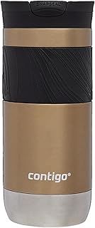 Contigo Byron Snapseal Travel Mug | Stainless Steel Thermal Mug | Vacuum Flask | Leakproof Tumbler | Coffee to Go Mug with BPA Free Easy-Clean Lid
