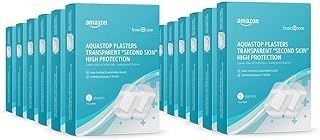 Amazon Basic Care Waterproof Plasters (Transparent "Second Skin" High Protection), 60 Count (12 Packs of 5), 7.5 x 5cm