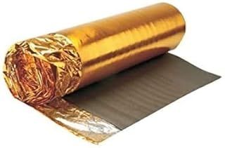 15m2 Roll - AcuStick® Supreme 6mm Gold Underlay for Wood or Laminate Flooring - Free Barrier Tape