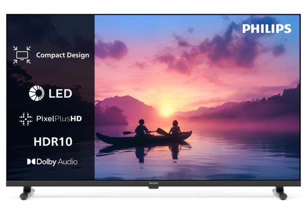 Philips 32PHS6050 2K HD LED Smart TV - 32 Inch Display with Pixel Plus, Titan OS Platform and Dolby Digital Sound, Works with Alexa and Google Voice Assistant