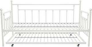 DHP Manila Metal Daybed/Trundle White Single