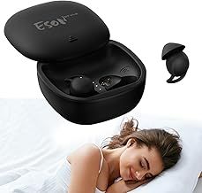 Sleep Headphones, Noise Blocking Earbuds for Side Sleepers, Bluetooth 5.3 Small Earphones, IPX6 Waterproof Wireless Earbuds for Sleeping, Work, Black