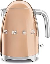50’s Style Jug Kettle, Soft Opening, 360 Swivel Base, Anti-Slip Feet, 300W, 1.7L, Rose Gold