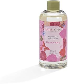 Hearts & Roses - Fragrance Oil Reed Diffuser Refill - Larger Size 250ml Bottle