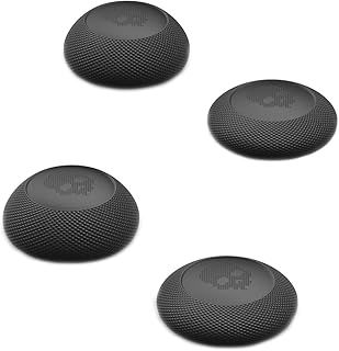 Skull & Co. Convex Thumb Grip Caps Joystick Cap Analog Stick Cap Thumbstick Grip Cover for Steam Deck/Steam Deck OLED and ROG Ally/ROG Ally X - Black, 2 Pairs (4pcs)