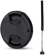 JJC 49mm Lens Cap Front Camera Lens Cover w Lens Cap Keeper for Canon EF 50mm f1.8 EF-M 15-45mm f3.5-6.3 RF-S 18-45mm for Sony E 55-210mm f4.5-6.3 FE 28mm f2 and Other Lenses with 49mm Filter Thread