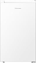 Fridgemaster MUL4892E 92L Under Counter Fridge with LED Lighting, Adjustable Temperature Control, Reversible Door and Salad Box, White, E rated