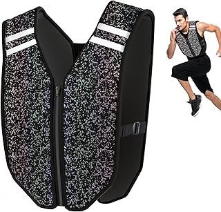 PROIRON Weighted Vest Soft Washable for Men Women 3kg 5kg 8kg 10kg, Fully Reflective Running Weight Vest, No Leakage Weighted Vest for Fitness, Workout, Weight Loss, Exercise, Strength Training
