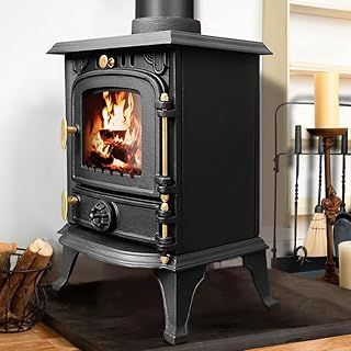 NRG Defra 4.5KW Eco Design Stove MultiFuel Cast Iron Fireplace Portable