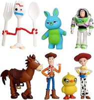 RFJYGWQM Story Figure Toys 7Pcs Story Figures Set, Story Cake Toppers Cute Collection Ornament Cartoon Cake Toppers Home Office Decoration Cartoon Animation Model Doll Gifts For Fan