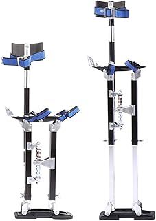 Aluminium Stilts Lifter That Can Walk Freely Height Can Be Adjusted Suitable for Installers and Painters to Use Dry Wall Plastering and Spray Painting 4060cm