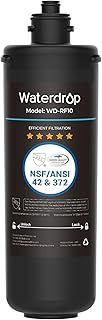 Waterdrop WD-RF10 Water Filter, NSF/ANSI 42 Certified, 30,000 Liters High Capacity, Replacement for Waterdrop Under Sink Water Filtration System WD-10UA, WD-10UB