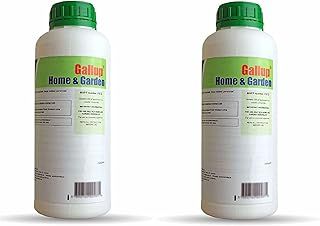 London Luxury Gallup 2 X Home & Garden Glyphosate Weedkiller, Gallup weed killer, 1L + Free 2 LLP Measuring cups 30ml, PACK OF 2 (1 Litre)