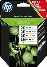 HP 950XL/951XL Original Ink Cartridges Black/Cyan/Magenta/Yellow Bundle [BUNDLE]