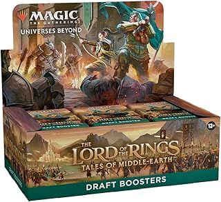 Magic: The Gathering The Lord of the Rings: Tales of Middle-earth Draft Booster Box - 36 Packs + 1 Box Topper Card