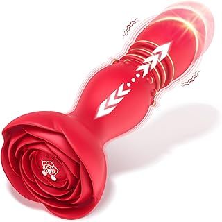 Sex Toys Anal Butt Plug for Men Women - Male Prostate Massager Womens Vibrator Dildo Adult Toy 10 Vibrating & 6 Thrusting, Remote Control Sex Toys4mens UK Erotic Wellness & Massager for Gay Couples