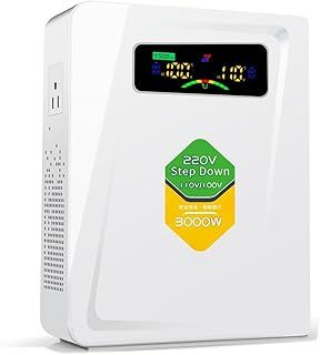 3000W Step Down Transformer 240v to 110v US to UK voltage converter 220V to 110V, 240v-220v to 120v-100v,Using US Appliances in UK